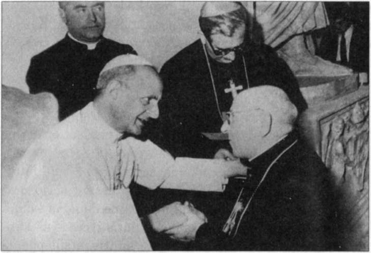 Vysk. J. Labukas pas popiežių Paulių VI, 1971 m. (LNM)